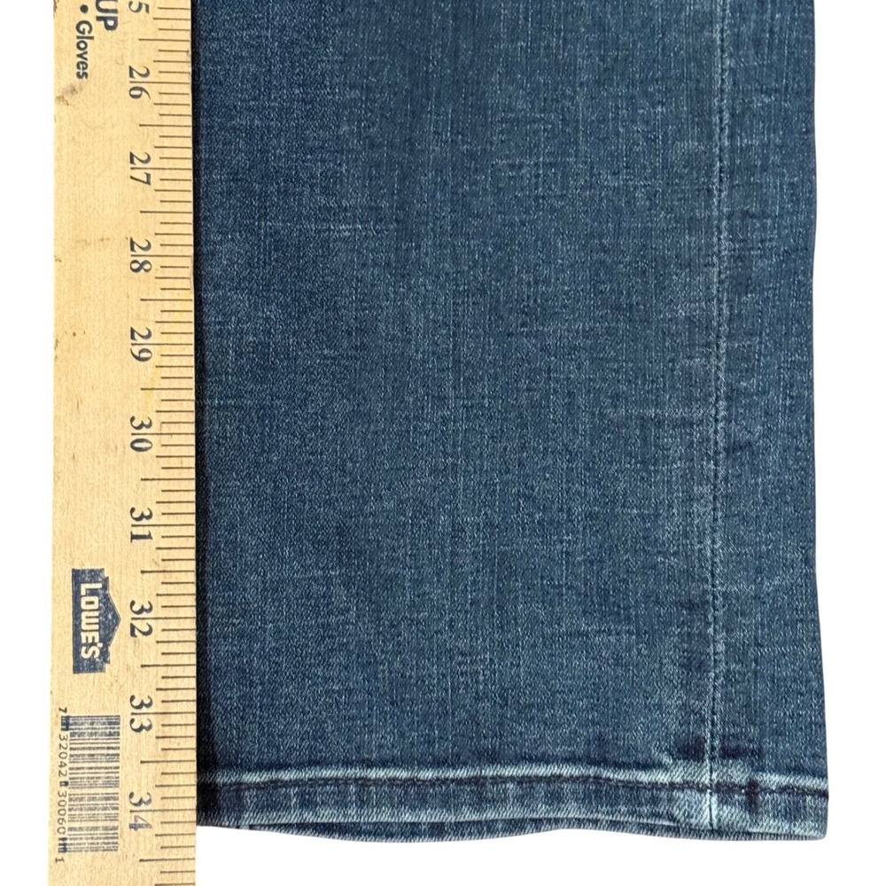 7 For All Mankind Slimmy Slim Fit Jeans Mens 34 Medium Wash Denim Stretch - Picture 5 of 8
